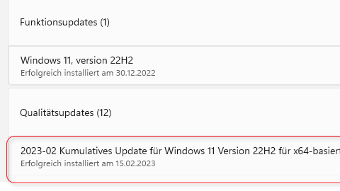 KB5022845 Windows Update