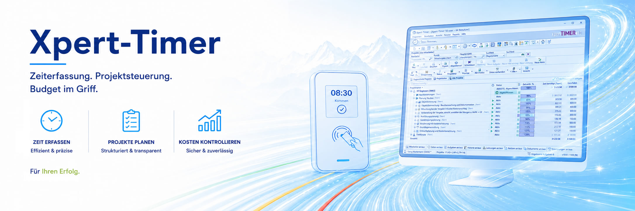 Xpert-Timer – Professionelle Zeiterfassung