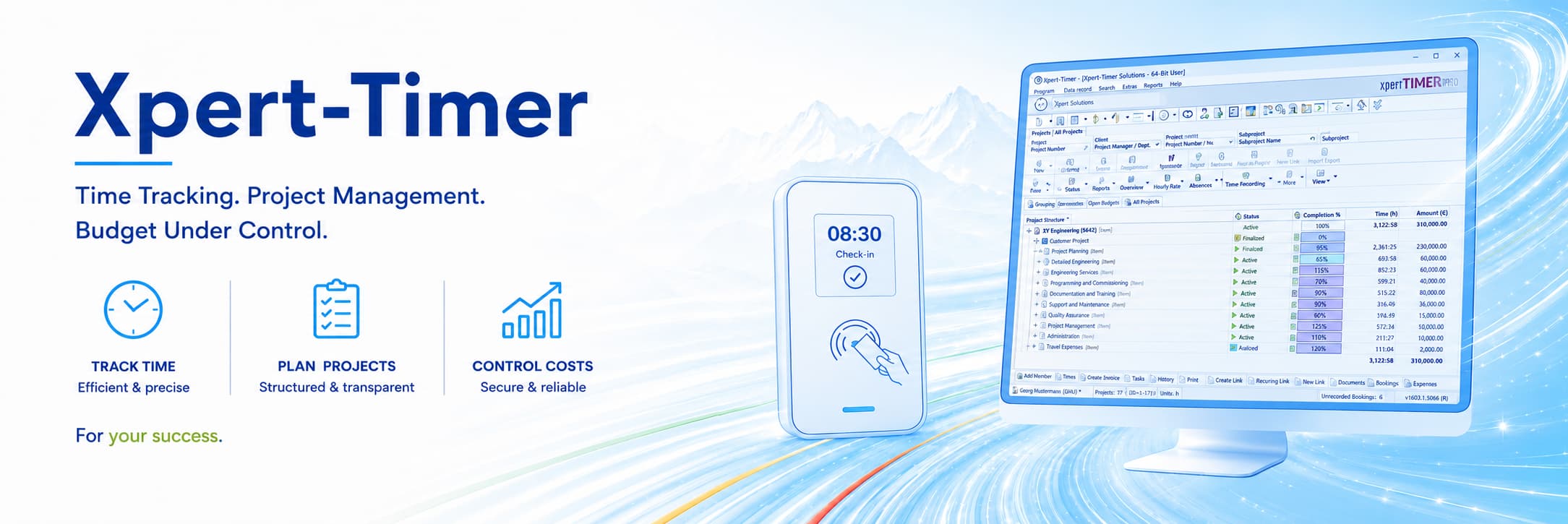 Xpert-Timer – Professional Time Tracking Software